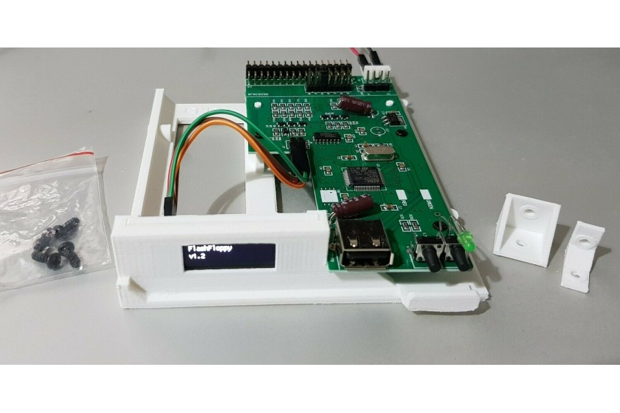 Amiga 600/A600 OLED Gotek USB Floppy Disk Emulator Complete Install Kit